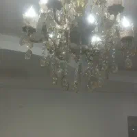 لوستر برنجی ۱۲ شعله