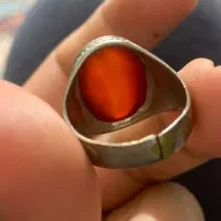 عقیق سرخ کهنه همراه رکاب|جواهرات|گنبد کاووس, |دیوار