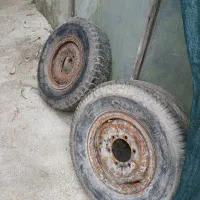 2 عدد رینگ و لاستیک نیسان