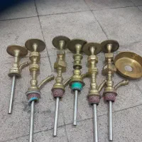 تنه قلیون برنجی قدیمی