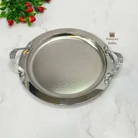 سینی استیل نگیر مدل گرد و مستطیلی برند تونیش