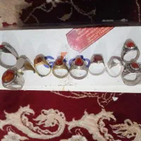 انگشترهای نقره و قدیمی و تسبیح ها شاه مقصود