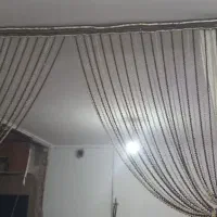 پرده حریر و پرده آویز
