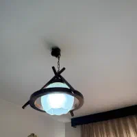 ۲ عدد لوستر چوبی|لوستر و چراغ آویز|تهران, پاسداران|دیوار