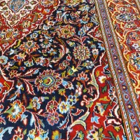 جفت قالیچه دستباف کرک کاشان سرمه ای ،حراج شد|فرش|تهران, بازار|دیوار