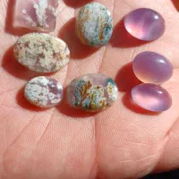 مدال نقره دست‌ساز و  سنگ شجر بهاری طبیعی|جواهرات|تبریز, |دیوار