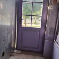 درب مغازه چوبی شیک