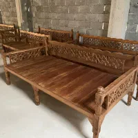 گره چینی تخت سنتی چوب روس