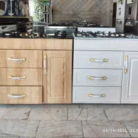 اجاق گاز طرح کابینتی MDF پنج شعله