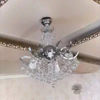 ۳عدد لوستر لوکس برنزی|لوستر و چراغ آویز|اردبیل, |دیوار