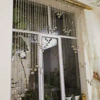 پرده کریستالی مدل ابشاری|پرده، رانر، رومیزی|تهران, فلسطین (میدان انقلاب)|دیوار