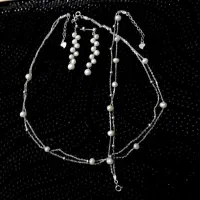 گردنبدنقره ی مروارید اصل