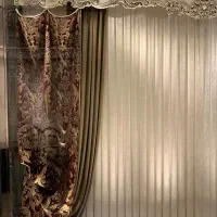 پرده پذیرایی دکور دار