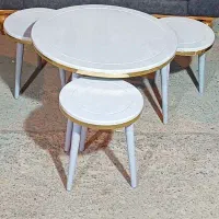 جلو مبلی گردچهارتیکه|مبلمان خانگی و میز عسلی|بندر ماهشهر, |دیوار