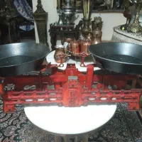 ترازو بزرگ قدیمی 20 کیلویی کاملا سالم بدون ایراد