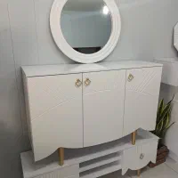 ست میز کنسول و آینه و میز تیوی در مدل های مختلف