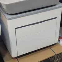 کابین روشویی ایلار سفید طوسی ۳۵×۵۰(رنگبندی دارد)