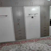 کمد،تخت،کتابخونه کم جا تاشو نو  سالم ،،چوب خارجی