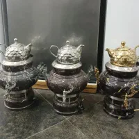 سماور گازی طرح سنگ استیل روگازی آیلار ارسال شهروند