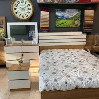 تخت خواب بالوازم+سرویس خواب کامل روژان