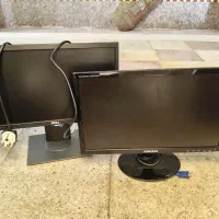 دو دستگاه مانیتور