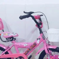 دوچرخه دخترانه صورتی سایز 16 نو سالم محکم|دوچرخه، اسکیت، اسکوتر|محمدشهر, محمدشهر|دیوار