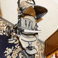 فروش دو عدد کالسکه خارجی و یک عدد راه رو کمکی|اسباب و اثاث بچه|کیش, |دیوار