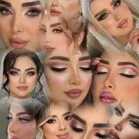 میکاپ شنیون عروس به همراه لباس عروس ۱۵ تومن