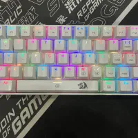 کیبورد گیمینگ مکانیکال رددراگون سفید