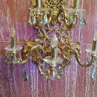 دیواری پنج شعله برنز سنگین قدیمی|کلکسیون اشیاء عتیقه|تکاب, |دیوار