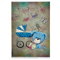 فرش هلنا/فرش کودک/فرش اتاق خواب|فرش|چهاردانگه (تهران), |دیوار