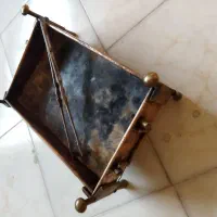 منقل مسی قدیمی|کلکسیون اشیاء عتیقه|دزفول, |دیوار