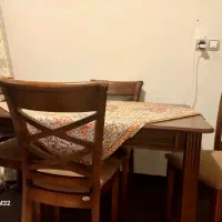 میز ناهارخوری ۴ نفره|میز و صندلی غذاخوری|ساری, |دیوار