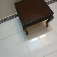 میز عسلی چوبی و یک عدد صندلی مدل کتابخانه ایی|مبلمان خانگی و میز عسلی|تهران, تختی|دیوار