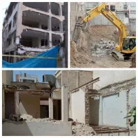 تخریب کلی جزئی آرگ راویزکف حمام دستشویی خریدضایعات