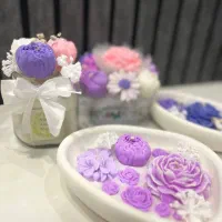 شمع های دستساز|صنایع دستی و سایر لوازم تزئینی|اندیشه, شهرک صدف|دیوار