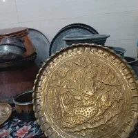 ۱۱۵کیلو ظرف مس|کلکسیون اشیاء عتیقه|مرزن‌آباد, |دیوار