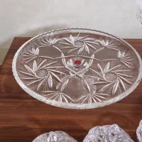 شیرینی خوری کریستال جی سی سی .گل پنبه ای.والتر|ظروف سرو و پذیرایی|قم, علی آباد|دیوار