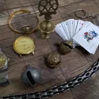 لوازم قدیمی قورچه ساعت سرمه دان اچار فرانسه