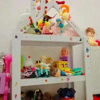 ست تخت و کمد و قفسه اسباب بازی