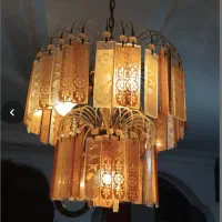 لوستر کلاسیک شیک|لوستر و چراغ آویز|رشت, شهرک آیت الله منتظری|دیوار