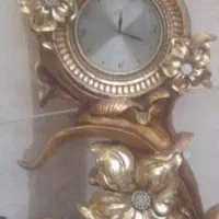 ساعت پلی استر طلایی سالم