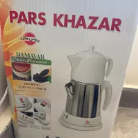 کتری برقی با قوری پارس خزر آکبند|قوری، کتری، قهوه‌ساز دستی|تهران, صادقیه|دیوار