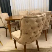 میز ناهارخوری ۶ نفره چستر|میز و صندلی غذاخوری|هشتگرد, شهرک گلها|دیوار