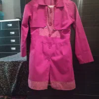 فرم مانتوشلوارصورتی مخصوص دبستان|کفش و لباس بچه|زابل, |دیوار