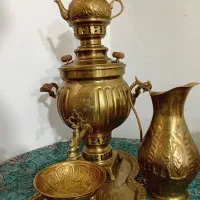 سماور پنج لیتری مسی|کلکسیون اشیاء عتیقه|گرگان, |دیوار