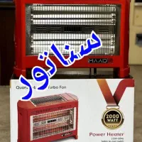 بُخاری هیتر برقی ۶ شعله فن دار ماد الکتریک فندار