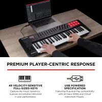 میدی کنترلر حرفهای (M-Audio Oxygen 49)|پیانو، کیبورد، آکاردئون|آبادان, |دیوار