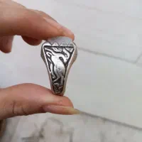 انگشتر عقیق سلیمانی کهنه کهنه|جواهرات|زابل, |دیوار