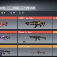 اکانت کالاف تک سیو هند،5 گان متیک،9 تا لجند